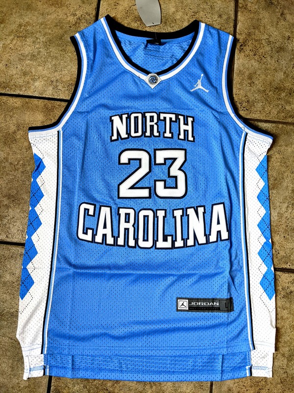 Michael Jordan Jersey #23 North Carolina Throwback Jersey Men’s Blue US Seller
