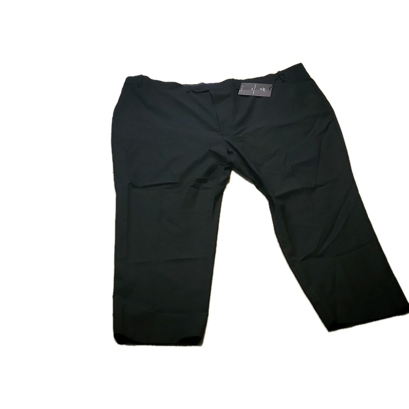 Shaquille O’Neal Men’s Black Stretch Suit Separate Dress Pants 54W Big & Tall