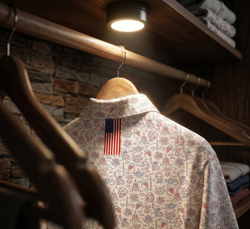 ⭐Rhoback American Iconic Men’s Performance Polo | Patriotic Eagle Style M-2XL⭐