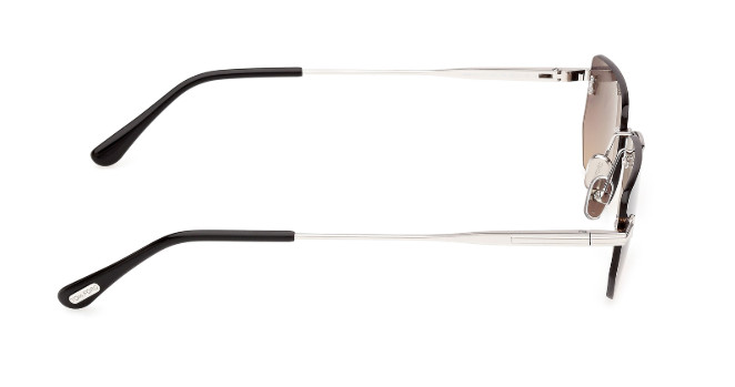 Tom Ford ETHAN-02 FT1355 16B Shiny Palladium/ Gradient Smoke Men's Sunglasses gallery