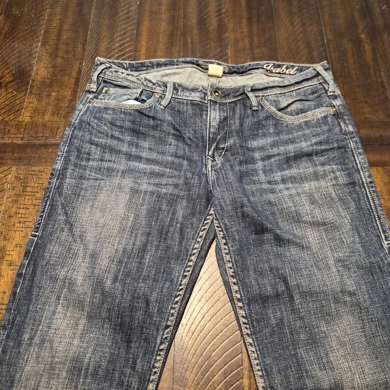 Silver Jeans Womens 32 Isabel Flare Low Rise Distressed Denim Western Y2K G229 gallery
