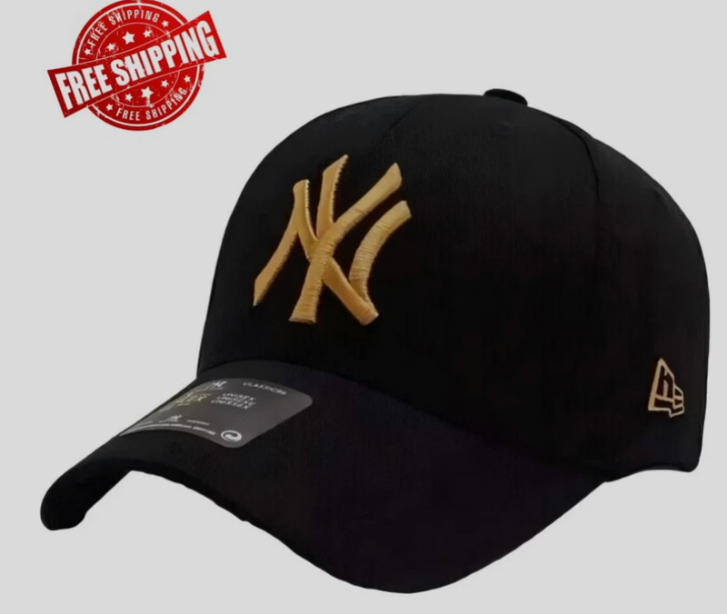Yankees Snapback Cap, Adjustable Cotton Baseball Hat for Men Women Casual