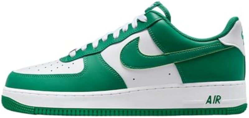 Nike Air Force 1 '07 Men's Shoes (White/White/Malachite) Size 8.5 - White/White/ gallery