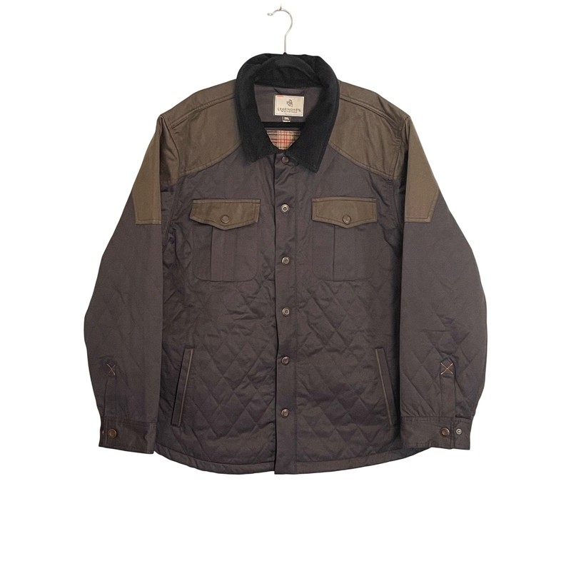 Legendary Whitetails Tough As Buck Field Jacket Plaid Lined Chore Work Coat