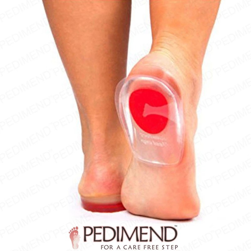 Silicone Gel Heel Insoles Pain Relief Cushion Soft Height Increase Heel Pads