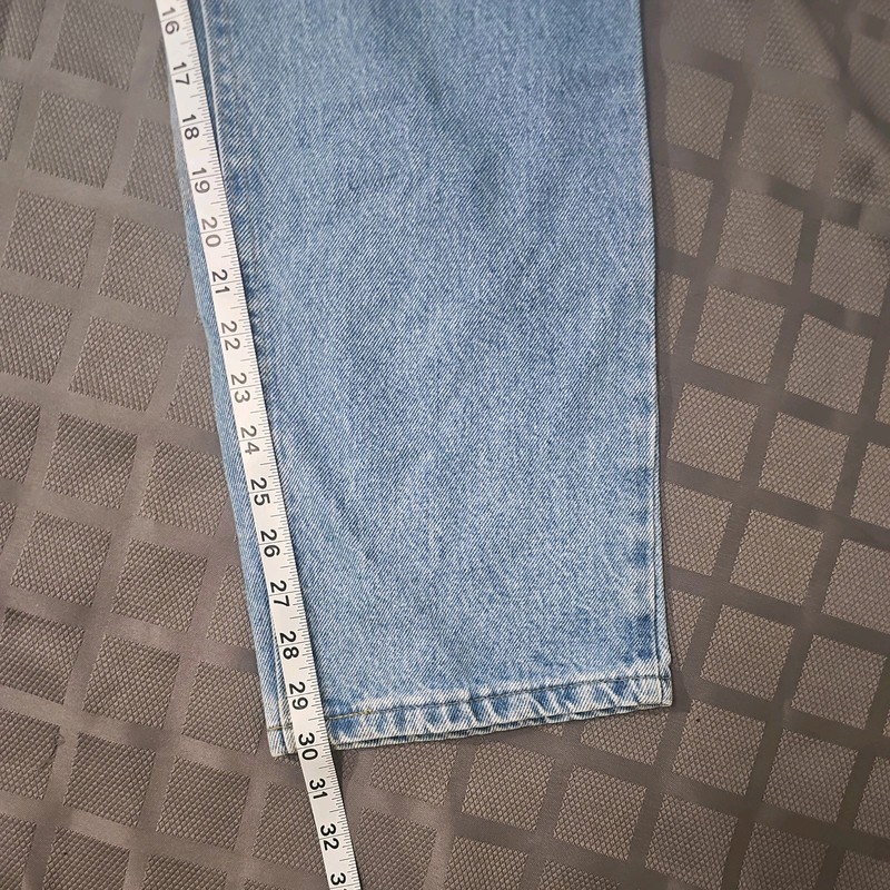 LEE RIDERS Light Wash Jeans 100% Cotton Denim Vintage 32×30 gallery