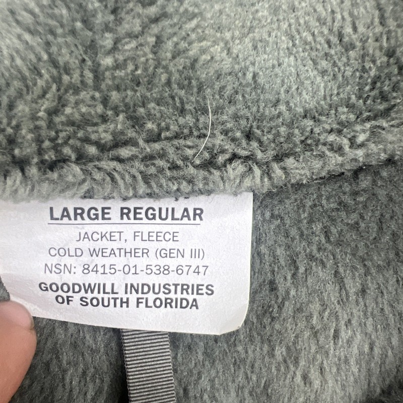 US Military Gen III Fleece Cold Weather Jacket 8415-01-551-2155 LARGE Regular gallery