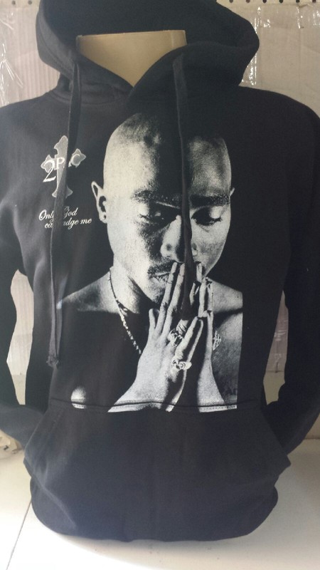 tupac PRAYING BLACK hoodie 2pac pullover los angeles rappers NWA LA