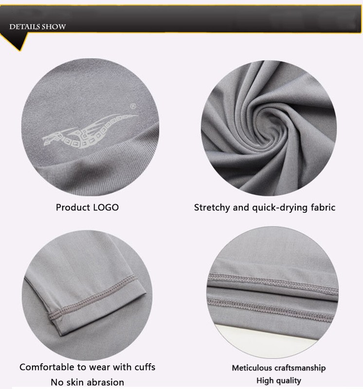 Men's Thermal Underwear T-Shirt Compression Long Sleeve Gym Athletic Base Layer gallery