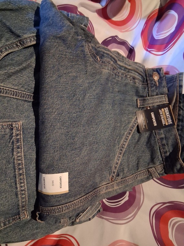 NWT MENS LEVI CARPENTER JEANS 34X32 2pr.