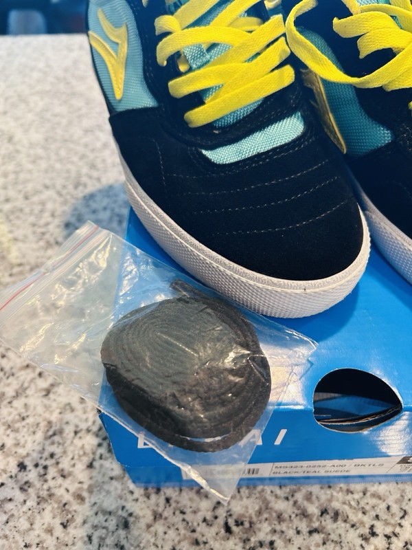 Lakai Cambridge Skate Shoes Blk/ Teal Size 9.5 Men’s MS323-0252-A00 See Below gallery