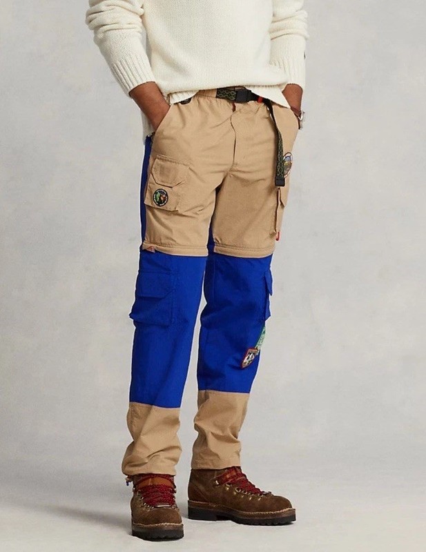 Polo Ralph Lauren Convertible Expedition Hiking Cargo Pants Mojave Trails XL