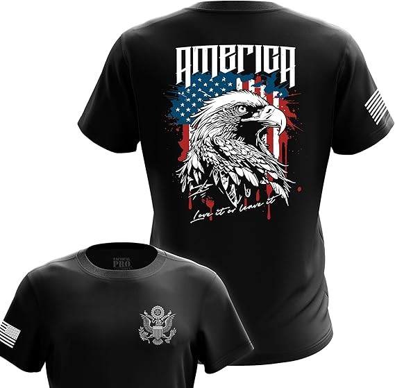 Vintage 90s American Flag Graphic Tee Retro USA Patriotic Freedom T-Shirt