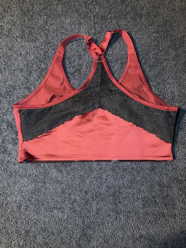 Ruby Ribbon Burgundy Sport Demiette Bra gallery