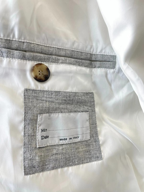 BRUNELLO CUCINELLI White Full Zip Bomber Harrington Jacket Full Size gallery