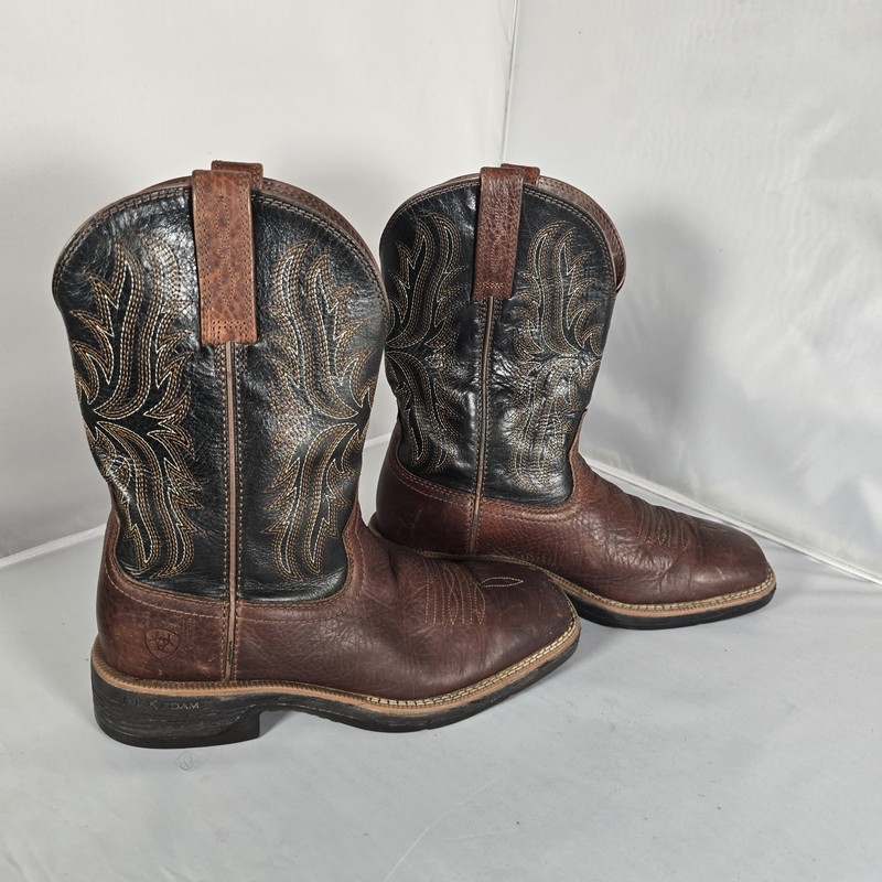 Ariat Ridgeback Mens Western Cowboy Boots 7 D Wide Square Toe Leather 10046983
