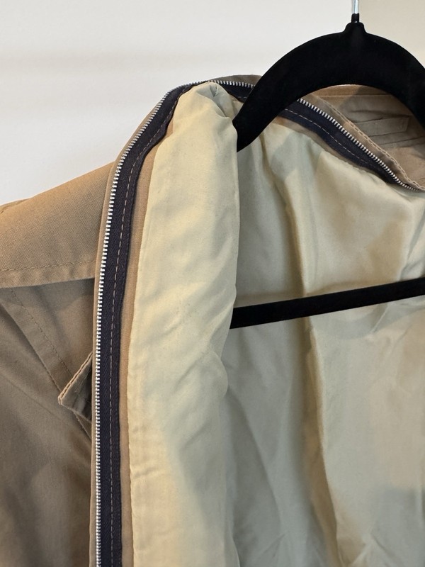 Kuppenheimer Mens 44 EX Long Trench Coat - WITHOUT Fur Liner RARE unique find gallery