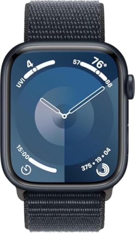 Apple Watch Series 9 [GPS + Cellular, 45mm] - Midnight Aluminum Case with Midnig gallery