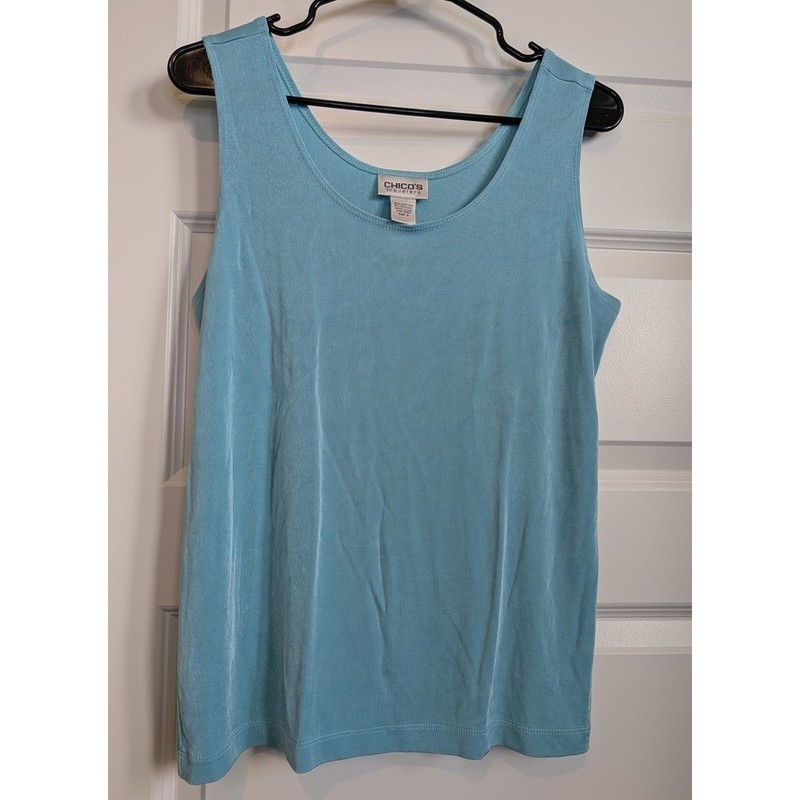 Chico’s Travelers Ribbed Tank Top