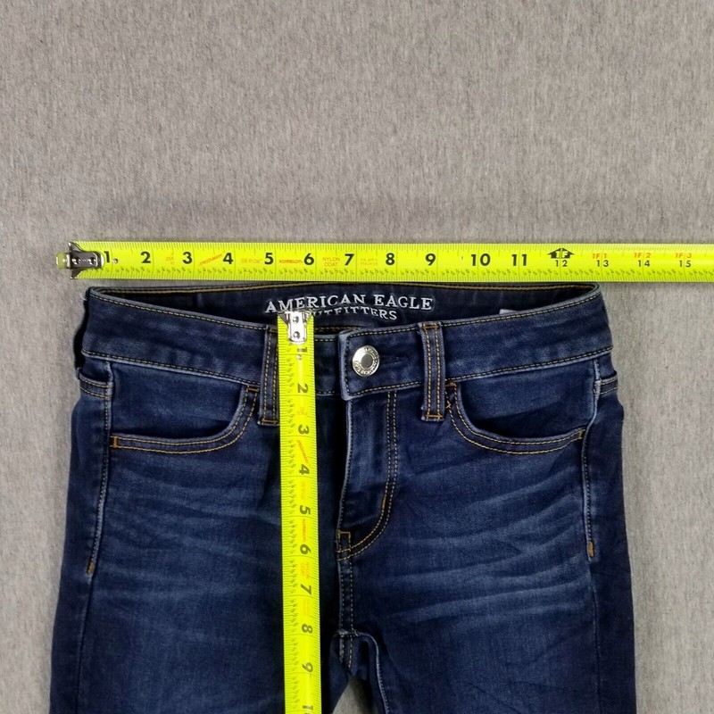 American Eagle Size 00 Short Jegging 360 Super Stretch Super Soft X4 Denim gallery