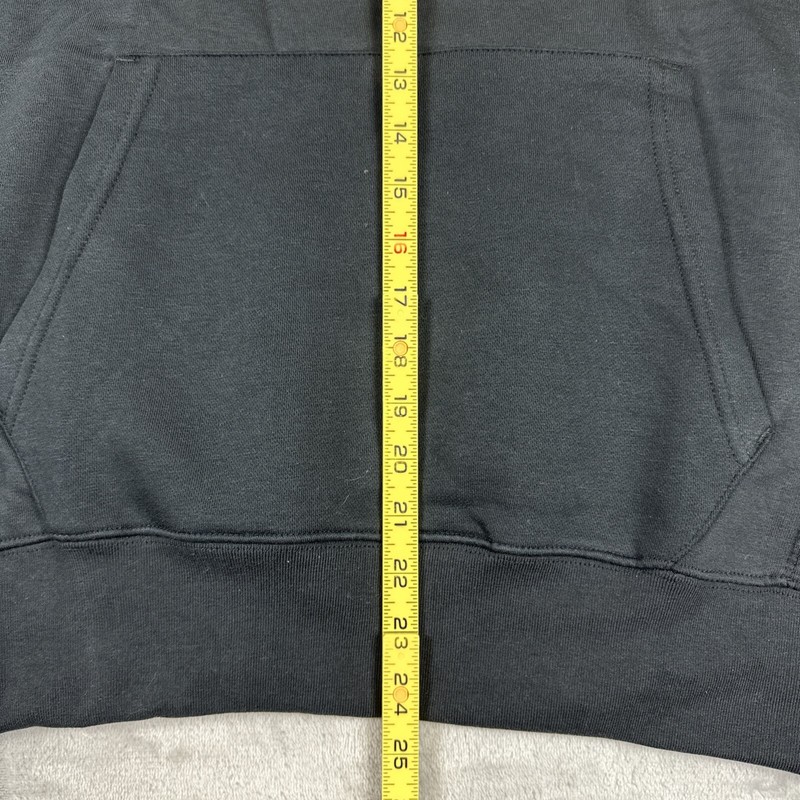 Nike Air Force 1 Hoodie Men's Size M Black Spell Out Pullover AF1 DX1084-010 gallery