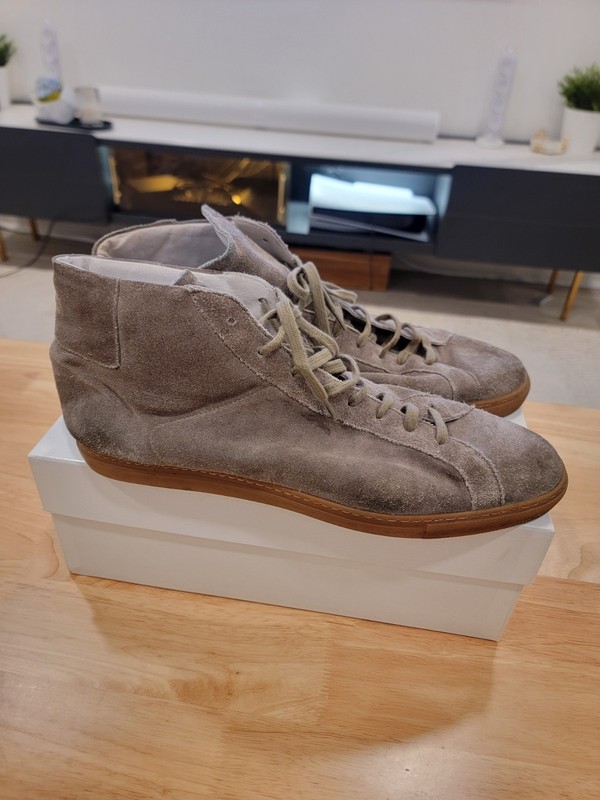 Common Projects Achilles Mid Taupe Suede EU 46 US 13