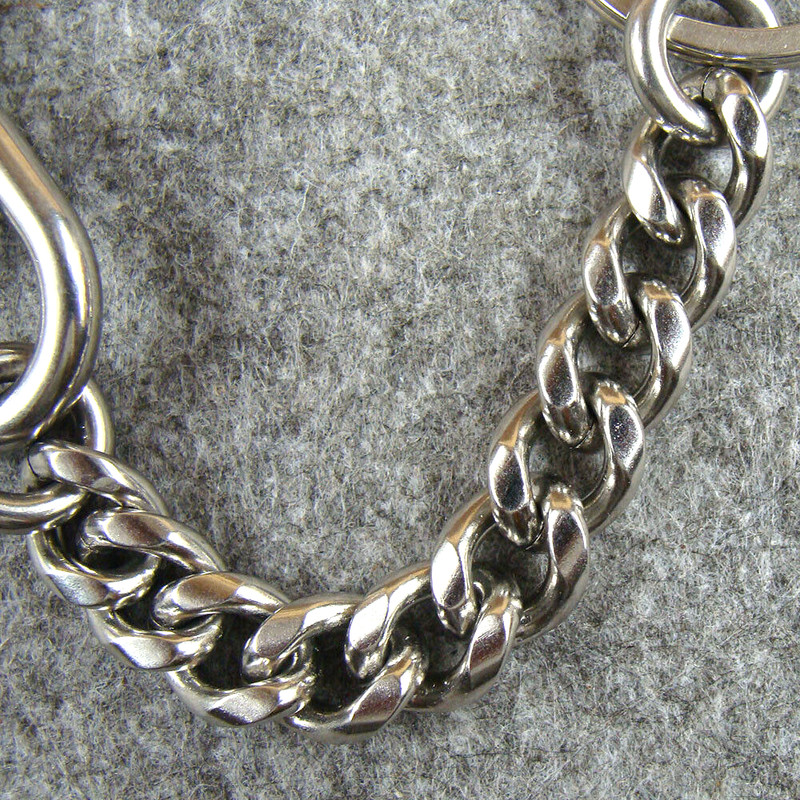 Stainless Steel Keychains Lobster Clasps Fob Key Chain Ring Holder Wallet Chain gallery