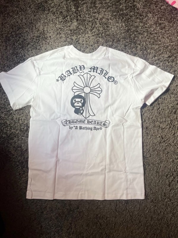Bape x Chrome Hearts T-Shirt White, Size Medium, New with tags gallery