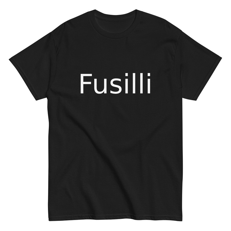 Fusilli Costume Italian Food Halloween T-Shirt