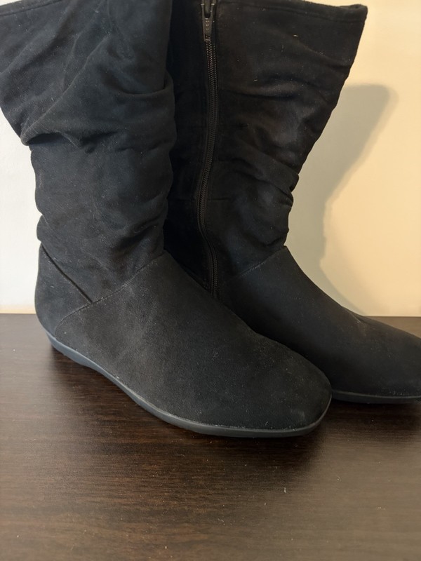 Comfortview The Aneela Wide Calf Boot Black Women’s Size 11