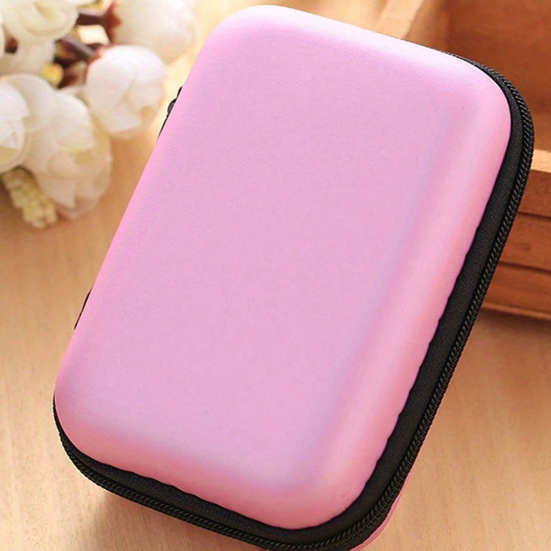 Headphone Bag Data Cable Storage Mini Coin Storage Bag Multi-uses Cosmetic Bag gallery