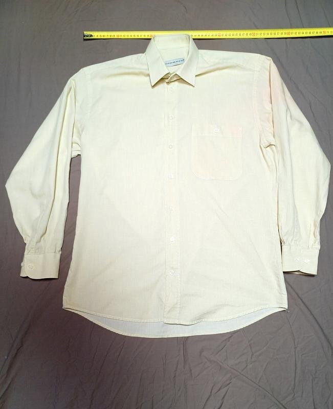 Men's Giorgio Shirt Yellow Cotton 38 / M / 46 gallery