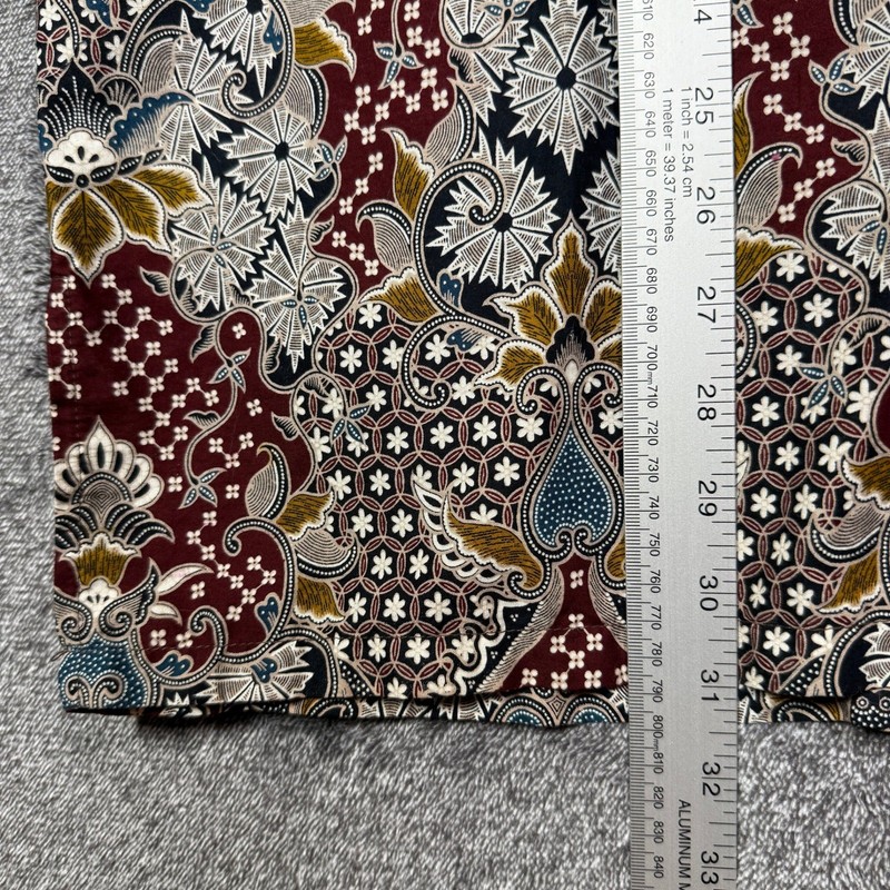 Singapore Exclusive Collection Shirt Mens XL Batik Short Sleeve Button Down gallery