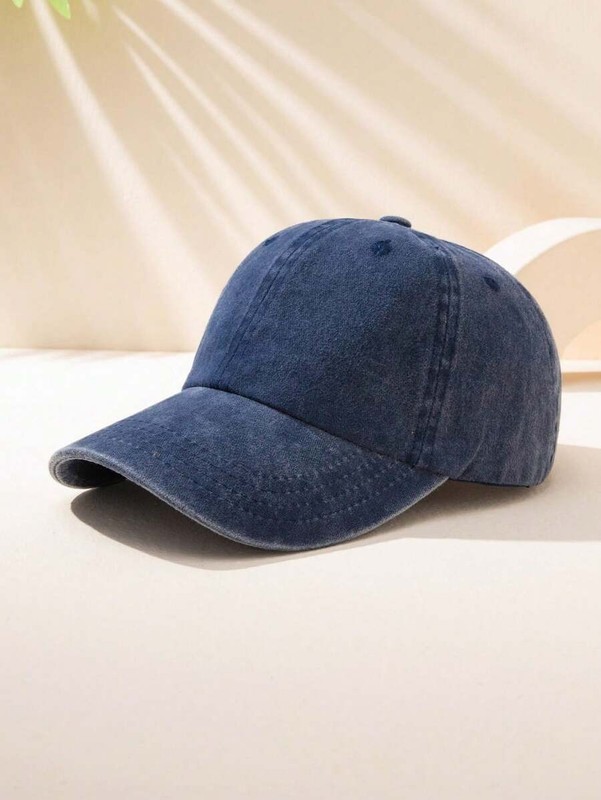 Distressed Baseball Cap Ponytail Unstructured Dad Hat Washed Y2K Anti-UV gallery