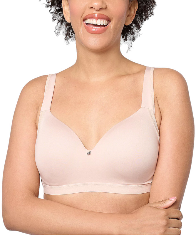Breezies Natural Embrace Wirefree Contour T-Shirt Bra Sunbeige