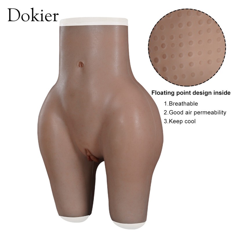 Realistic Silicone Vagina Pants Hip Buttock Thicken Panty For Crossdressers