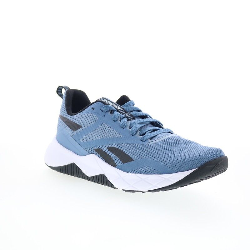 Reebok NFX Trainer Mens Blue Mesh Lace Up Athletic Cross Training Shoes gallery