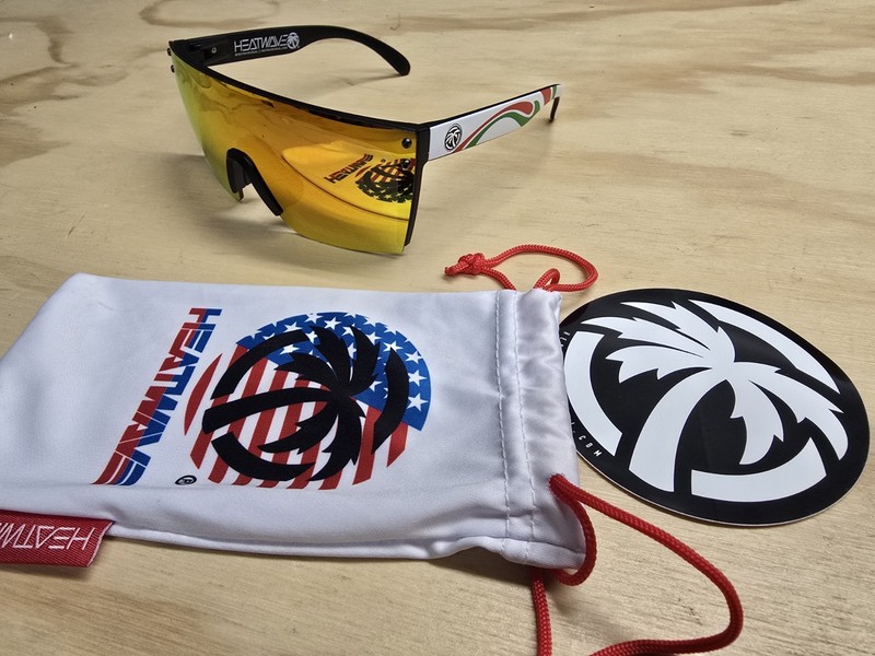 Heatwave Visual Lazer face polarized sun glasses. z87 unisex