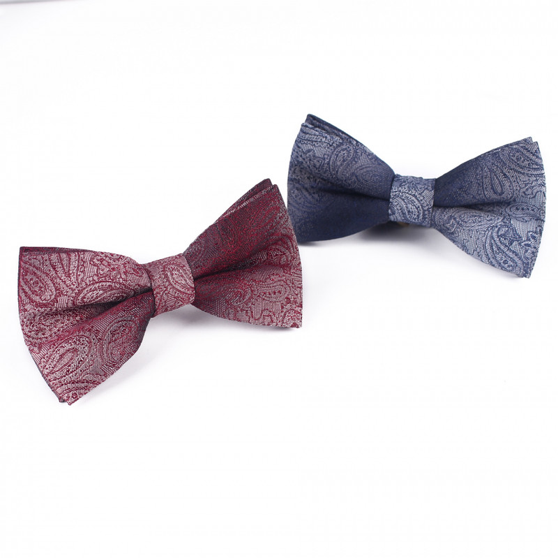 Mens Paisley Floral Pocket Square Bow Tie Cufflinks Wedding Set gallery