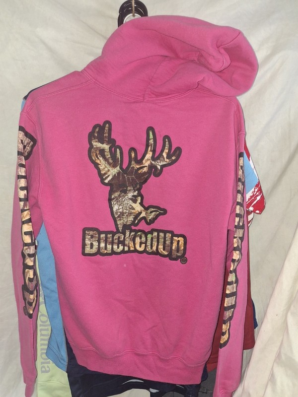 Women’s Pink Buckeedup Hoodie Sz S