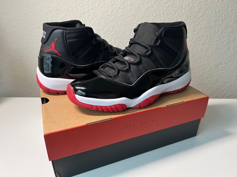 Nike Air Jordan 11 Retro High Bred Playoffs – Size 11.5 2019