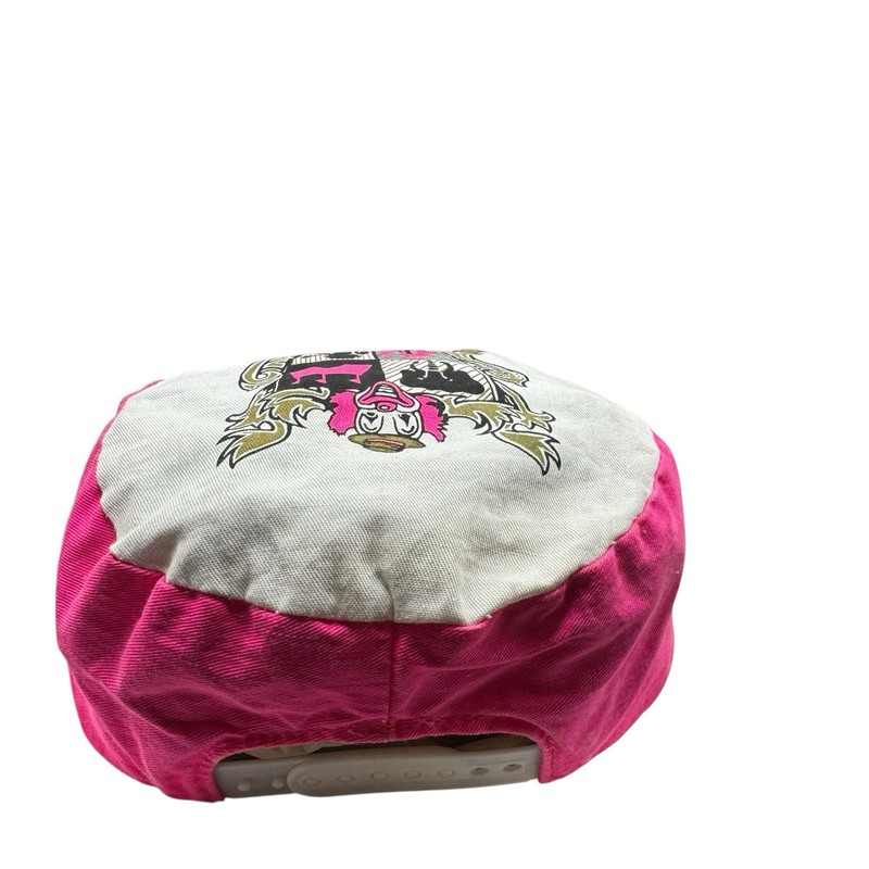 Vintage Circus Circus Snapback Cap Painters Hat Neon Pink White Las Vegas Casino gallery