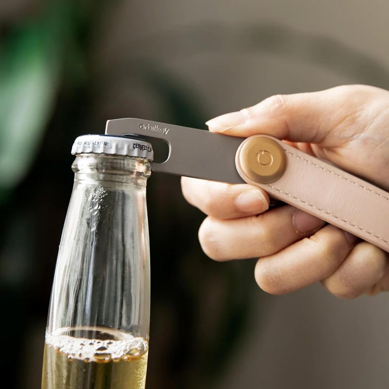 Orbitkey Bottle Opener for Key Organizer or Key Ring | Slim Profile Design, Easy gallery