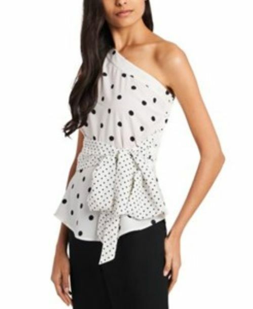 Riley & Rae One Shoulder Side Button Blouse Women’s. Size Small. New With Tags.