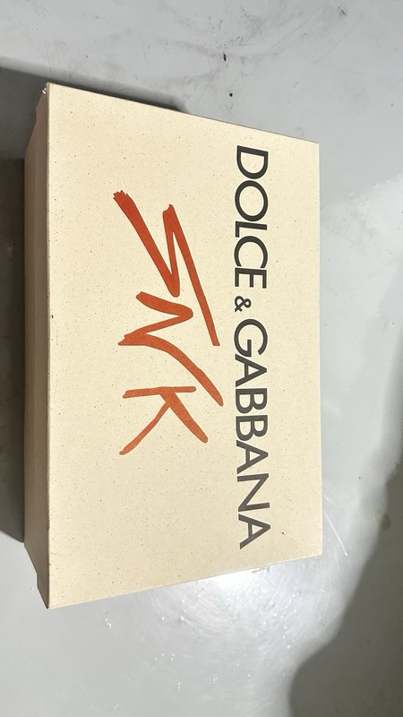 Dolce & Gabbana Men’s Black Lace-Up Sneakers Cotton Upper Logo US 10 EU 43 gallery