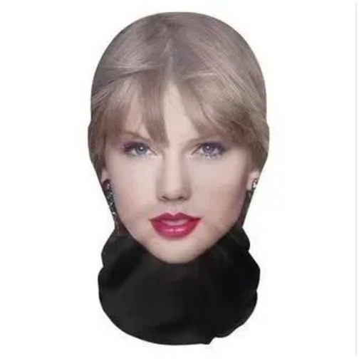 3D Printed Kanye Mask Elastic Mesh Full Face Mask for Cosplay Headwear Hip Hop F