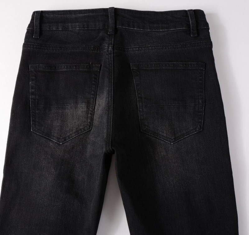 Fashion Occident Men's Ripped Hole Denim Jeans Long Pants Casual Trousers Chic gallery