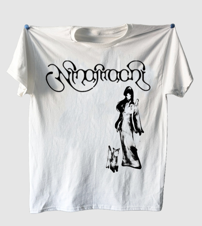BASIC SHIRT Ninajirachi white T-shirt short sleeve All sizes VDF088