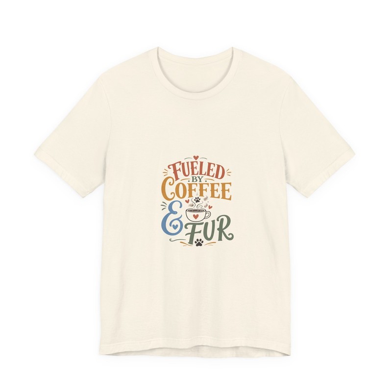Vet Tech Shirt, Fueled by Coffee & Fur, Funny Veterinary Tech T-Shirt, Vet