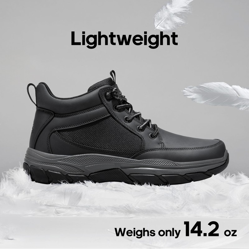 NORTIV 8 Mens Hiking Boots Lightweight Breathable Ankle Lace Up Chukka Boots gallery